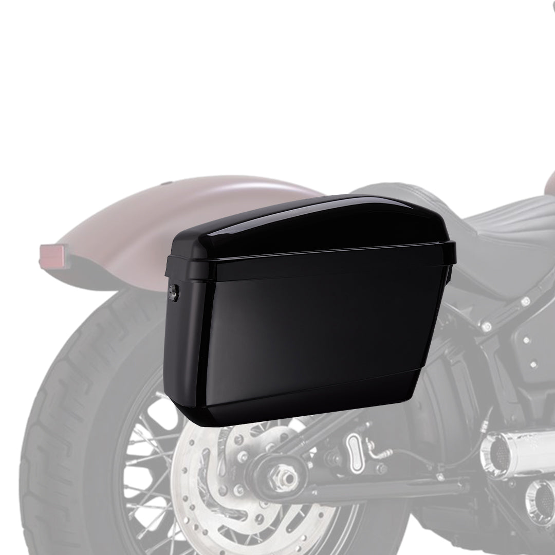 Motorcycle Side Tool Saddle Bags PU Leather Black For Honda Shadow 1100  VT1100C