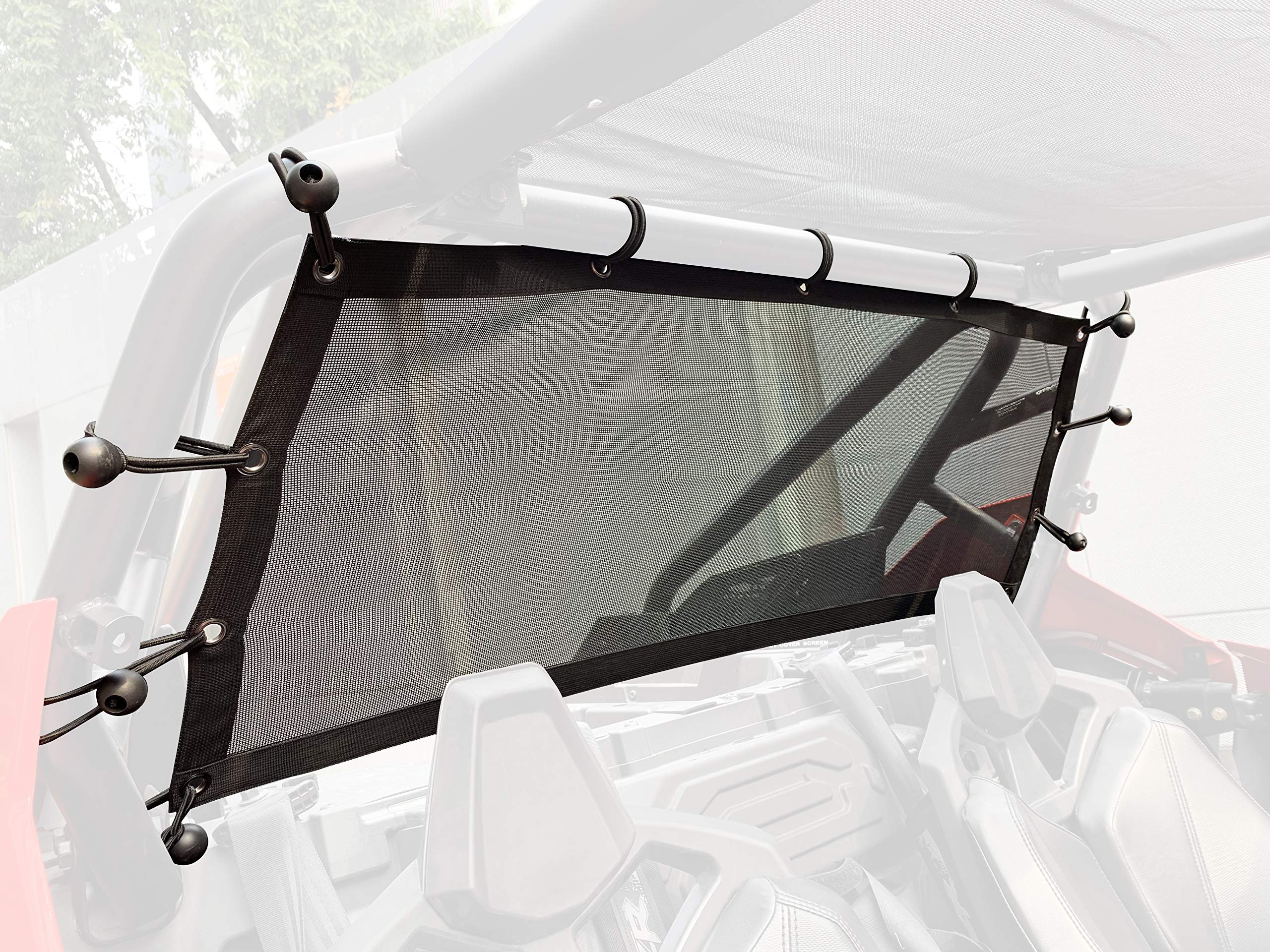 UTV Soft Rear Window Net Mesh Sun UV Protection – Kemimoto