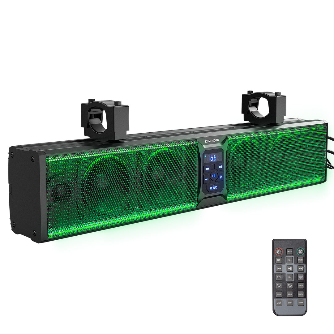 26 Inch UTV Sound Bar w/ MUSIC SYNC RGB Multicolor Lights