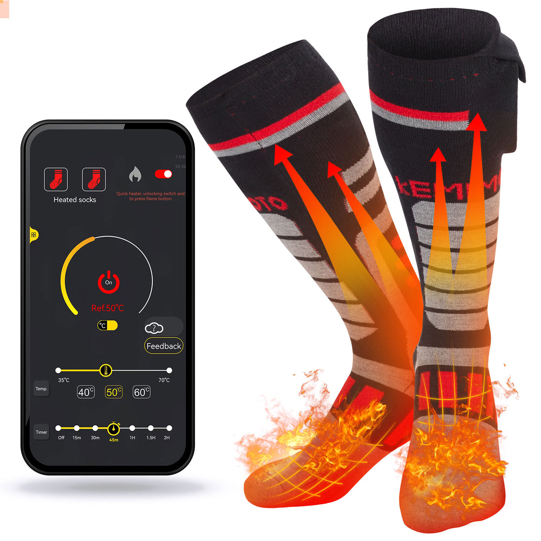 electronic heated socks 19 cm Sole Mio 3 min. - Tom Press