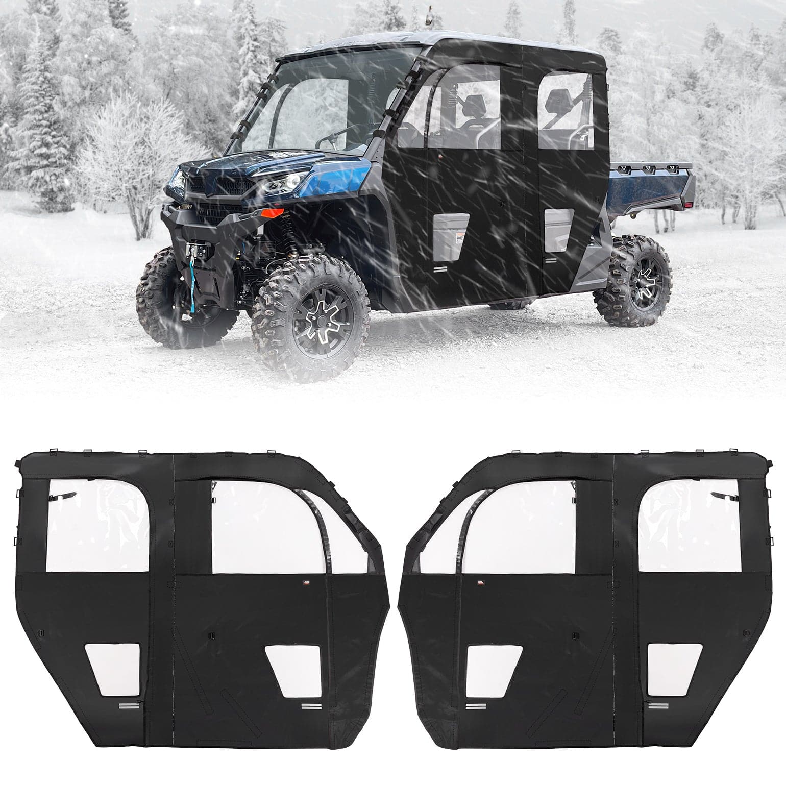 Soft Cab Enclosure Doors for CFMOTO UForce 1000XL 2022-2024