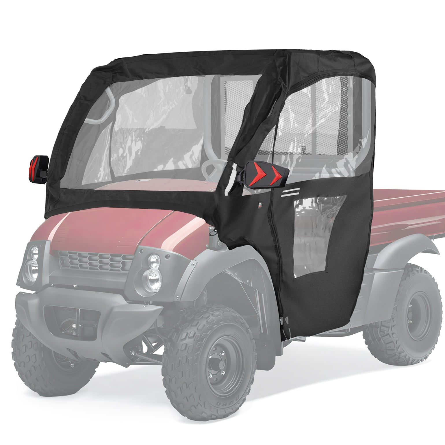 Kemimoto Soft Cab Enclosure Doors for Kawasaki Mule 600 610