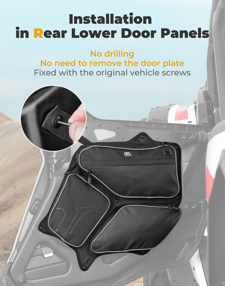 Rear Door Bag for Polaris RZR XP 4 1000 2024-2025