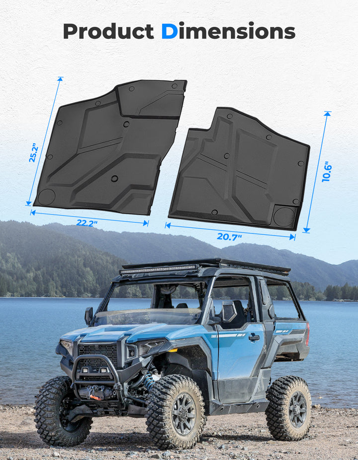 Front TPE Floor Mat for Polaris Xpedition XP/ADV/XP 5/ADV 5 2024+