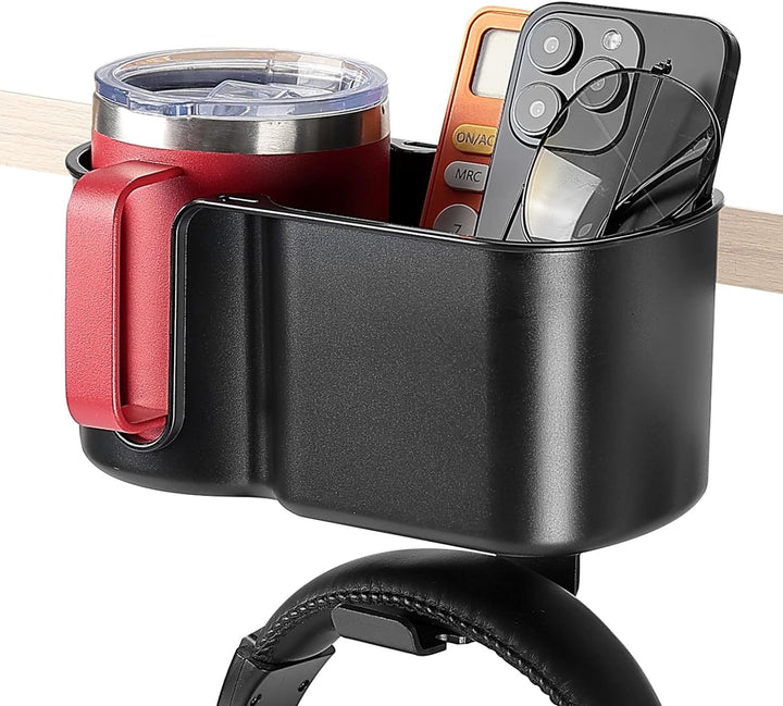 2 in 1 Desk Cup Holder for Most 18-32 oz Bottles