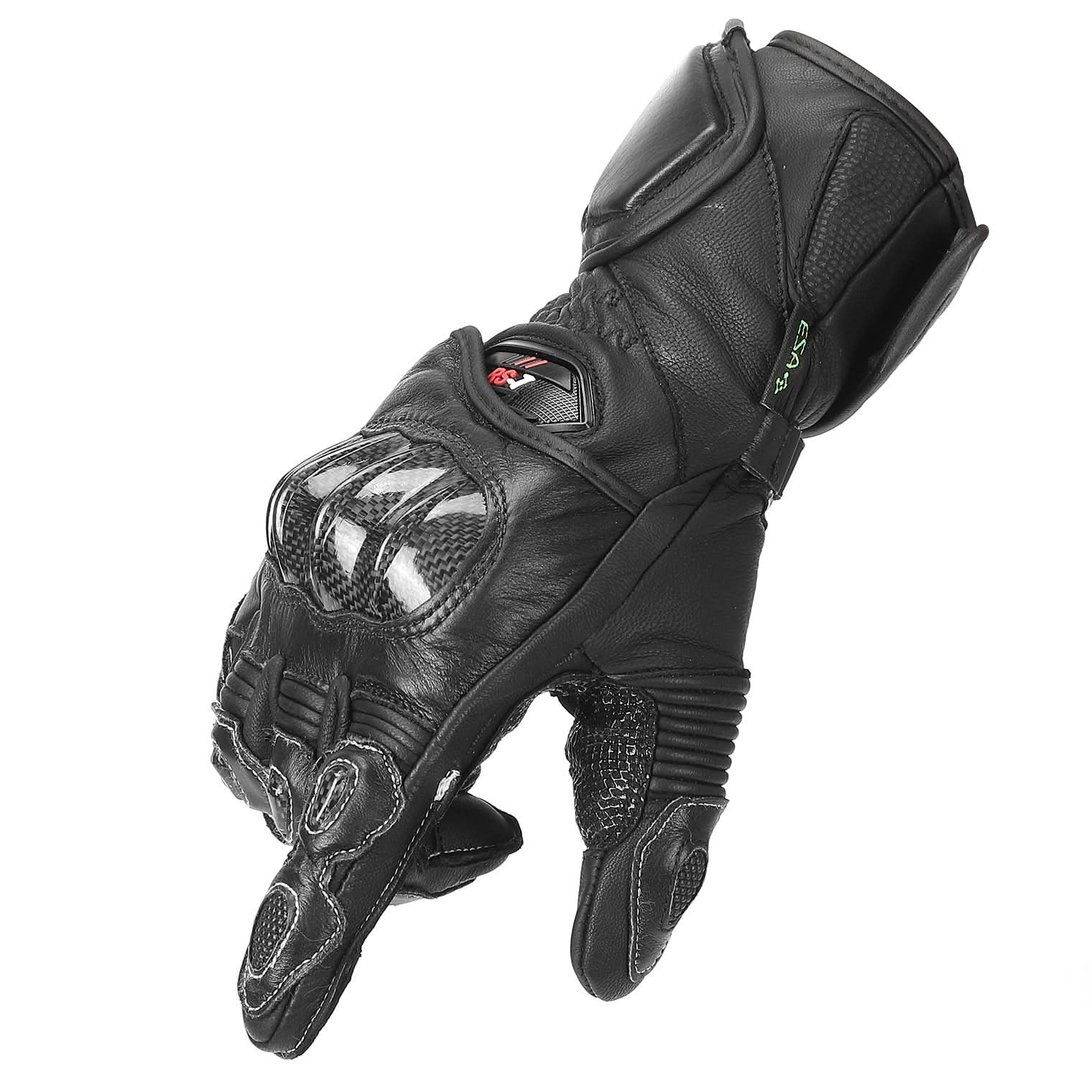 Carbon Fiber Motorcycle Gloves – Kevlar Stitch, ESA Padding & Touchscreen