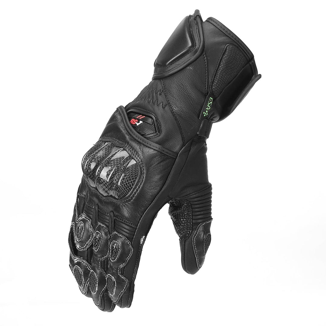 Carbon Fiber Motorcycle Gloves – Kevlar Stitch, ESA Padding & Touchscreen