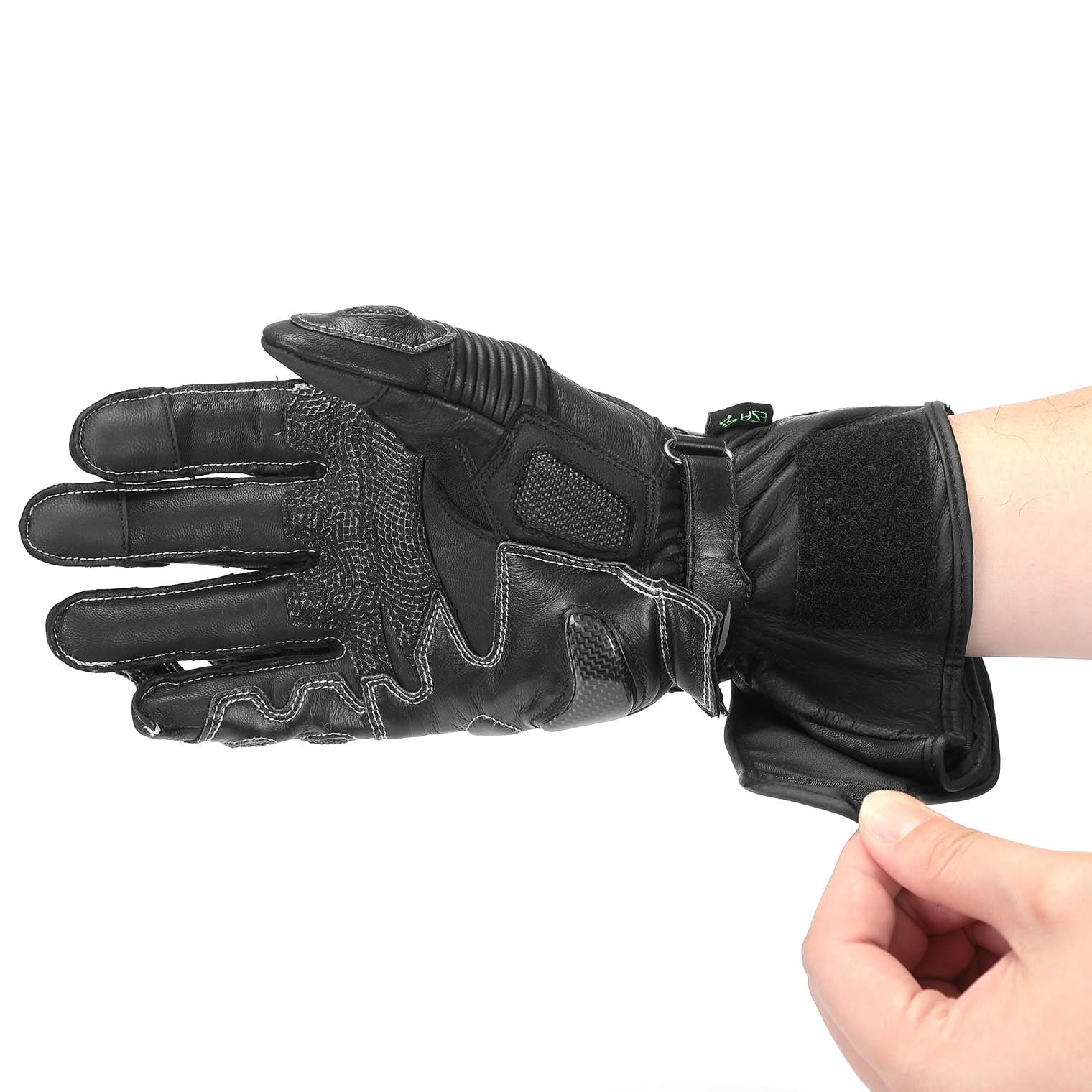 Motorcycle Gloves, Racing Leather Touchscreen Riding Gloves