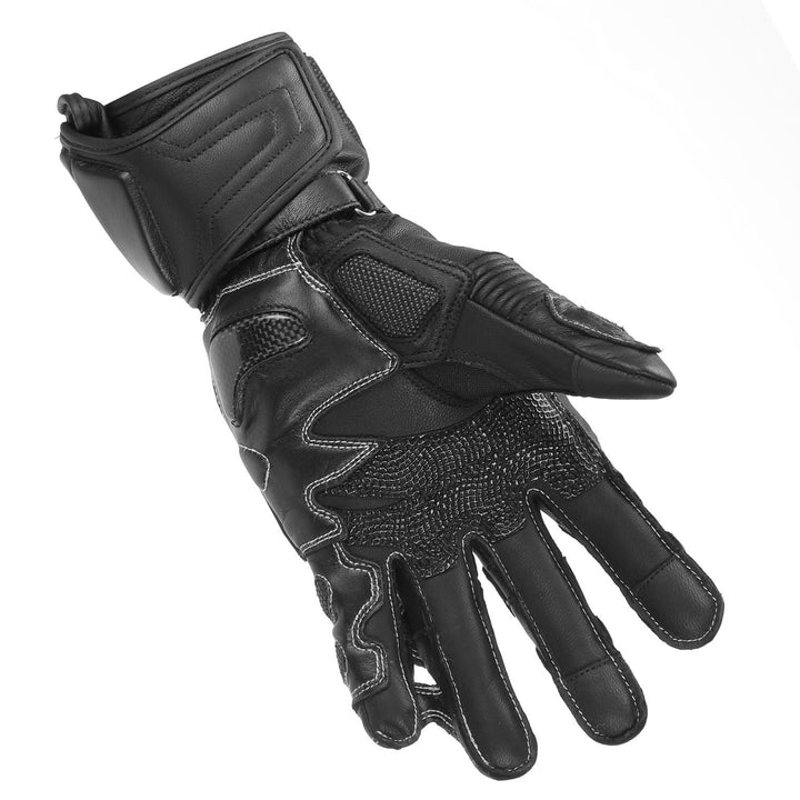 Carbon Fiber Motorcycle Gloves – Kevlar Stitch, ESA Padding & Touchscreen