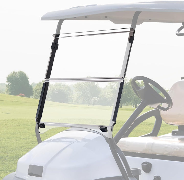 Foldable Golf Cart Windshield for Club Car Precedent Gas/Electric (04-Up)