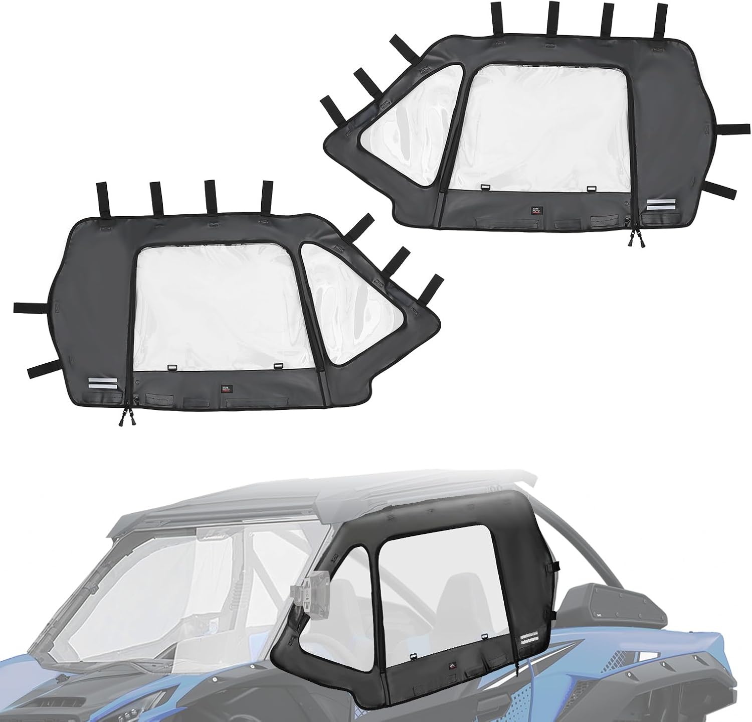 Soft Upper Doors for Kawasaki Teryx 1000 - Kemimoto