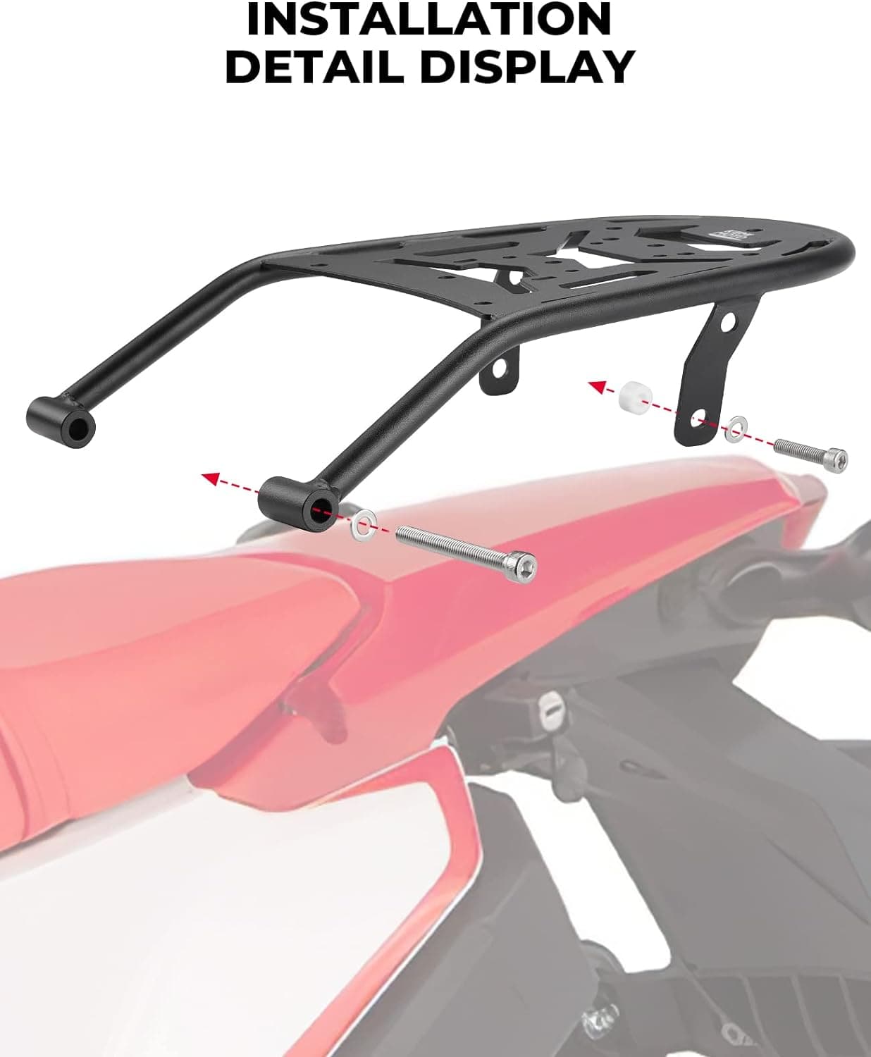 Rear Rack Luggage Storage Rack for CRF300L 2021-2024