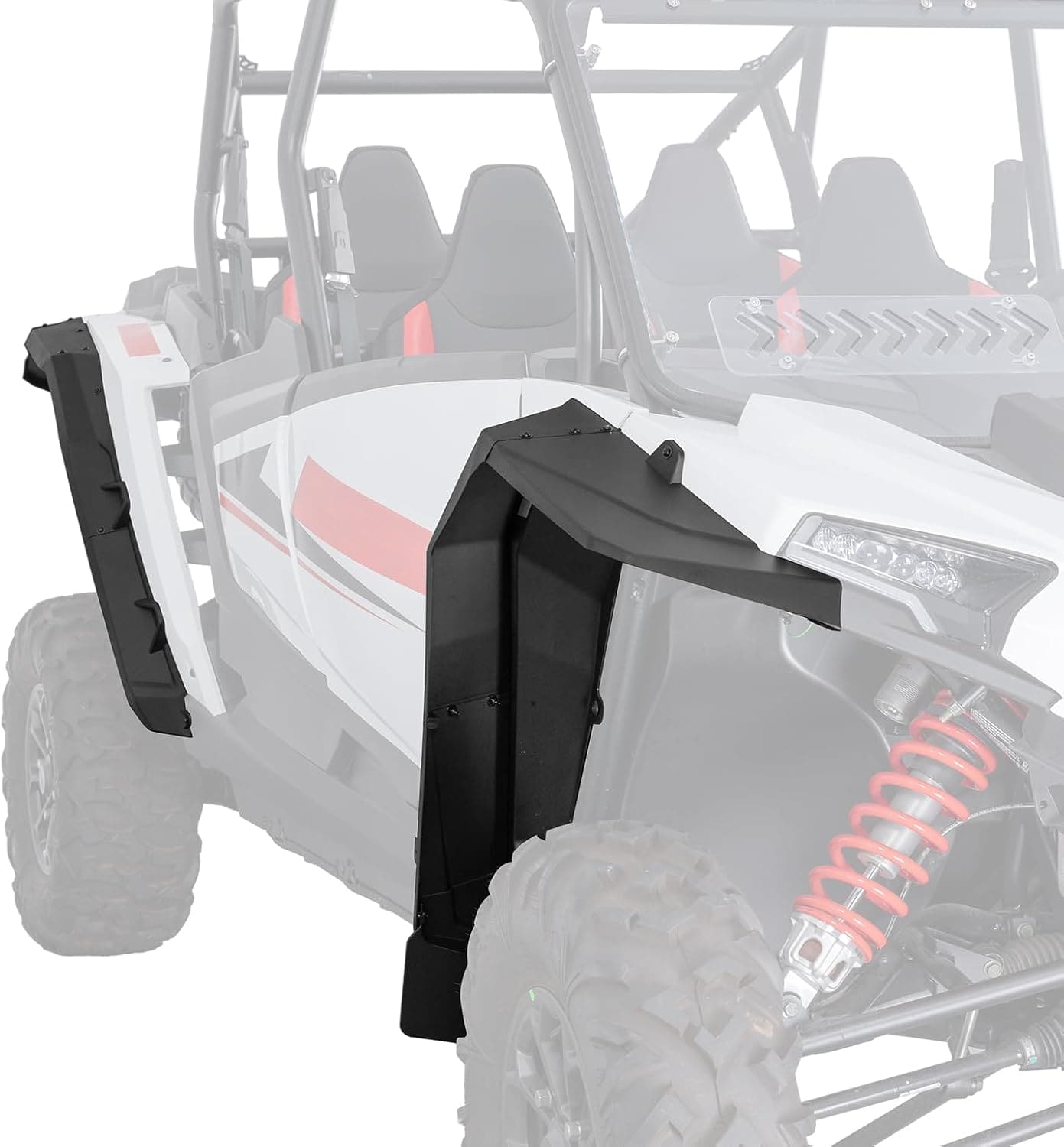 Extended 8.5 Inches Fender Flares 4PCS for Polaris RZR XP 4 1000 2024-2025