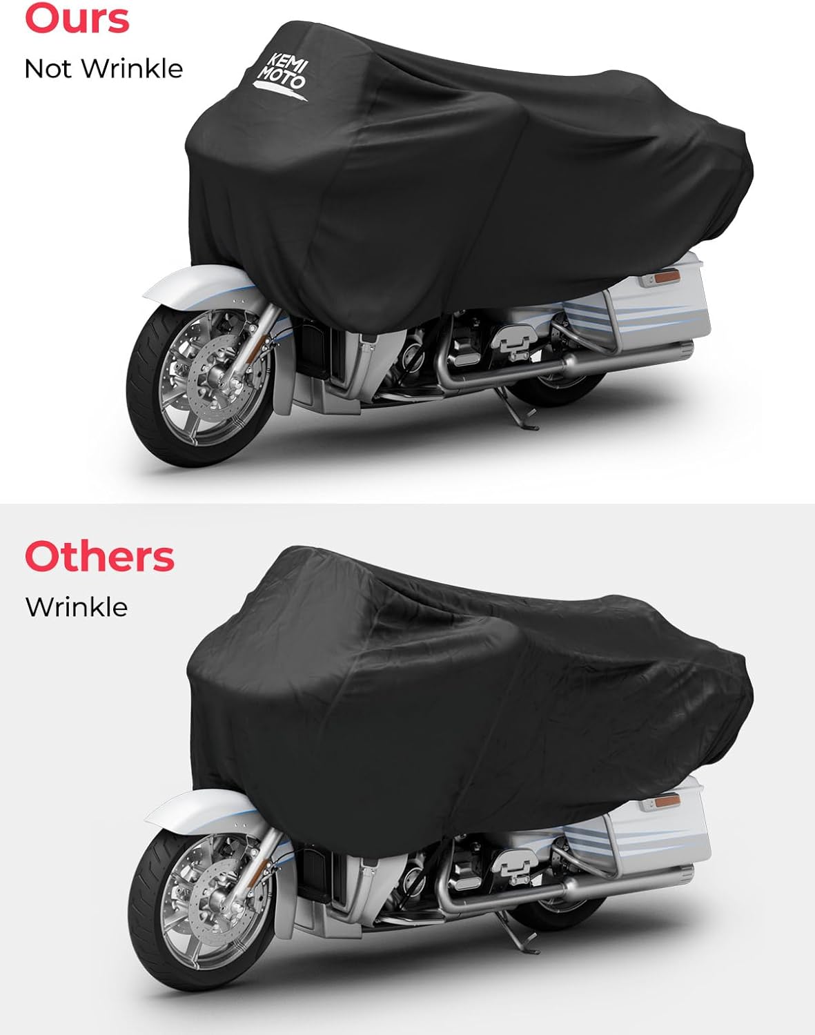 Motorcycle Cover Half Cover for Touring Models Road King Street Glide Road Glide