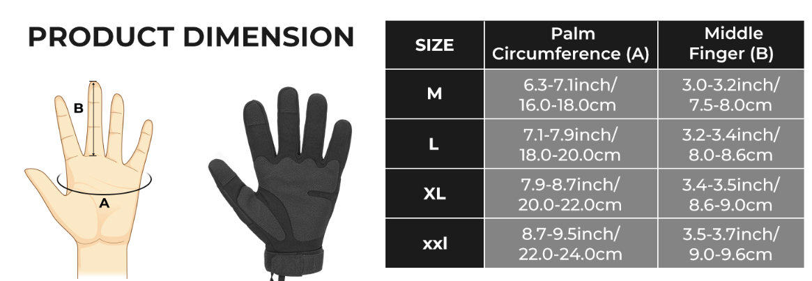 Motorcycle Gloves, Racing Leather Touchscreen Riding Gloves