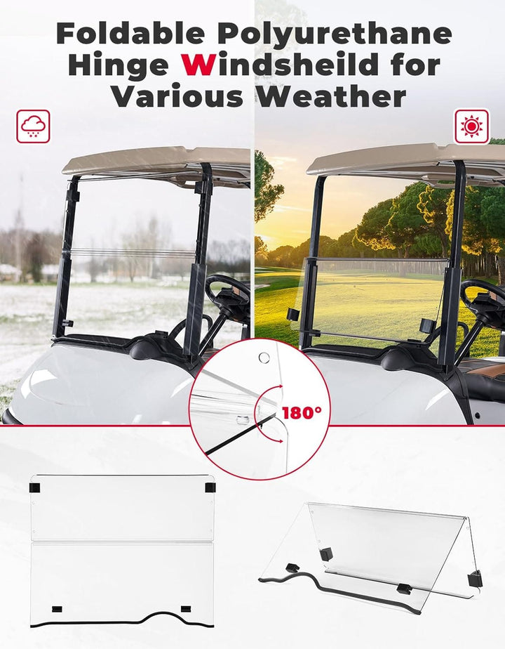 Golf Cart Windshield for EZGO RXV (2008-Up)