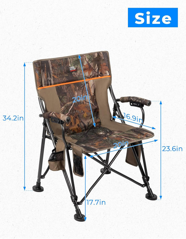 Hunting Chair Heated Camping Chair with Light Out Button