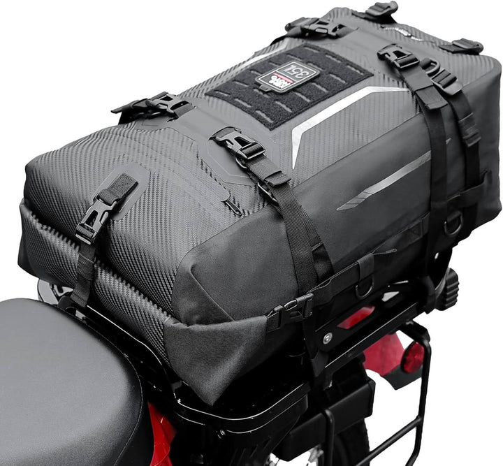 Motorcycle Tail Bag 35L Totally Waterproof Backpack