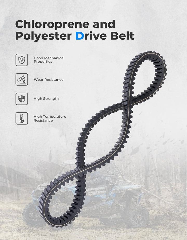 Upragded UTV Drive Belt for Polaris RZR XP 1000/General XP 1000