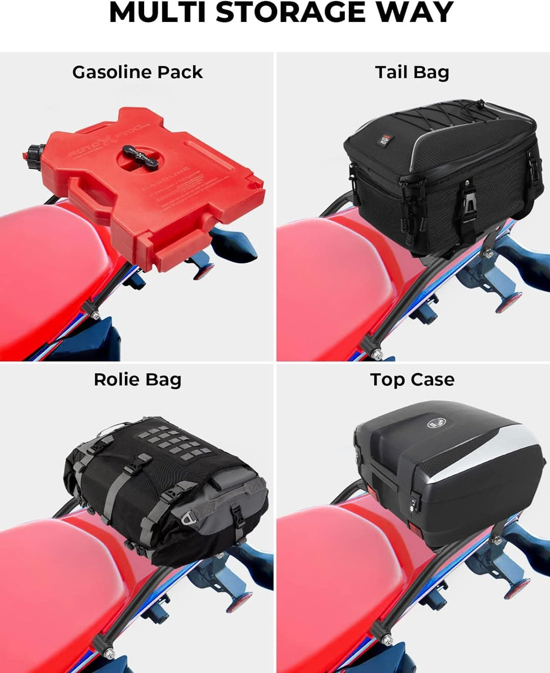 Rear Rack Luggage Storage Rack for CRF300L 2021-2024