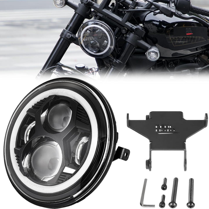 7'' Motorcycle Headlights w/ Mounting Bracket for Sportster S RH1250