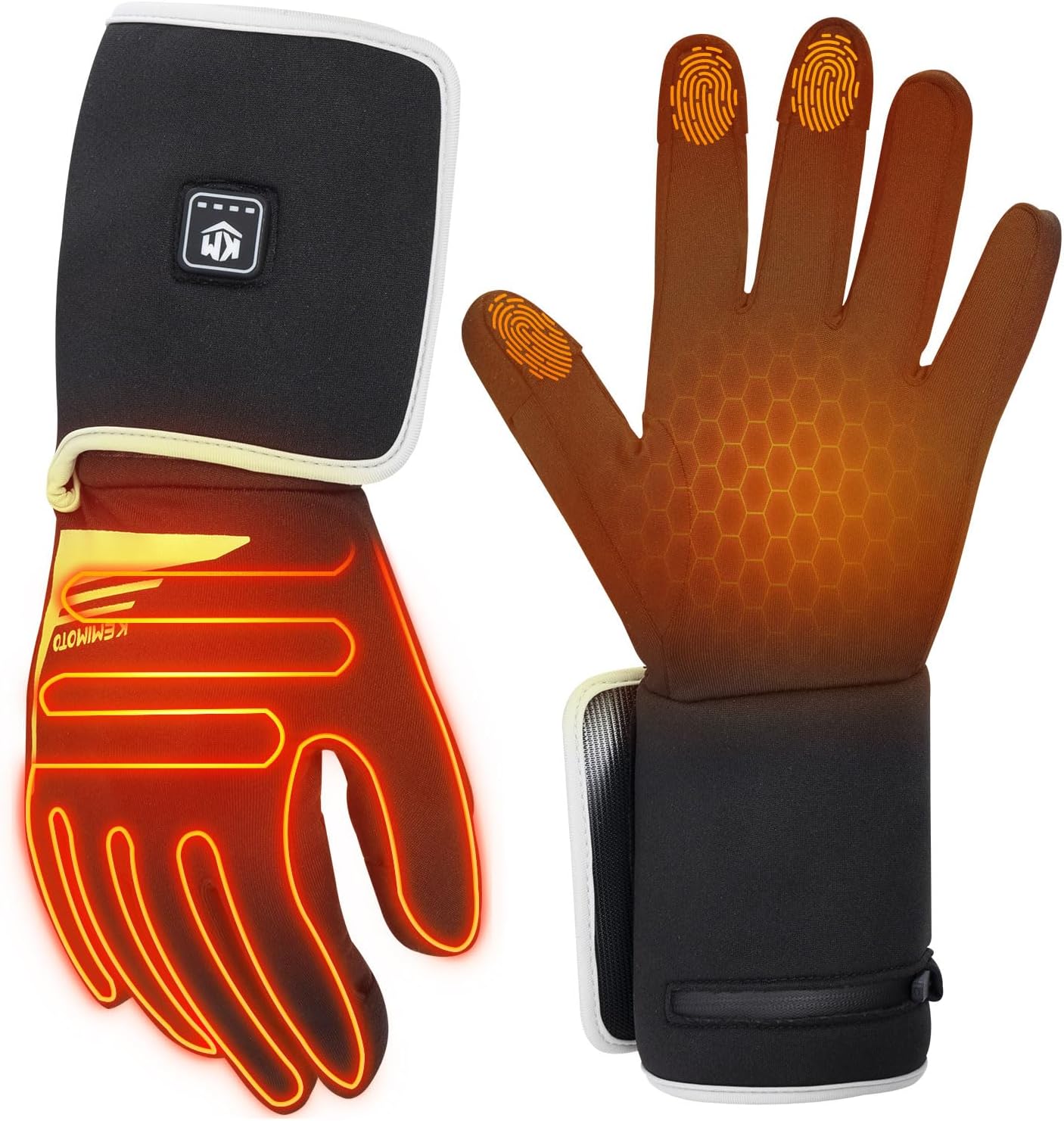 7.4V Heated Motorcycle Gloves Liners - Kemimoto