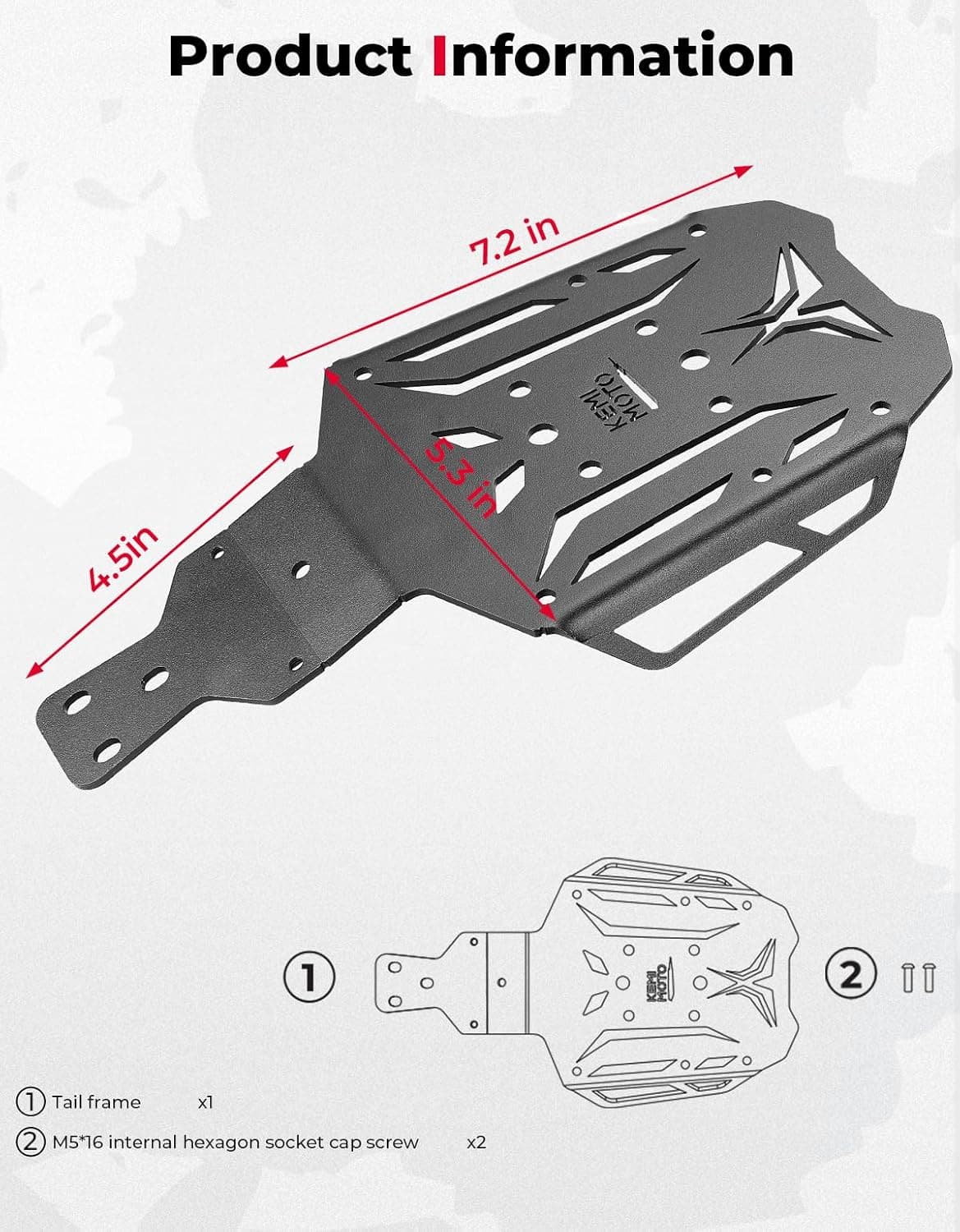 Motorcycle Rear Rack for Talaria X3