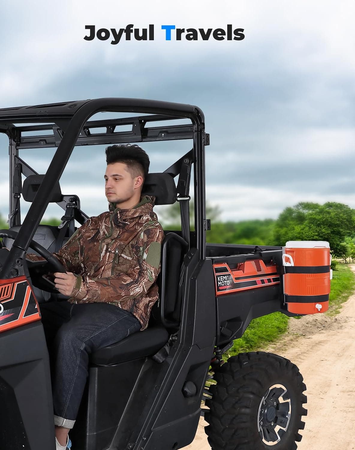 Steel Water Cooler Rack for Ranger General UTVs