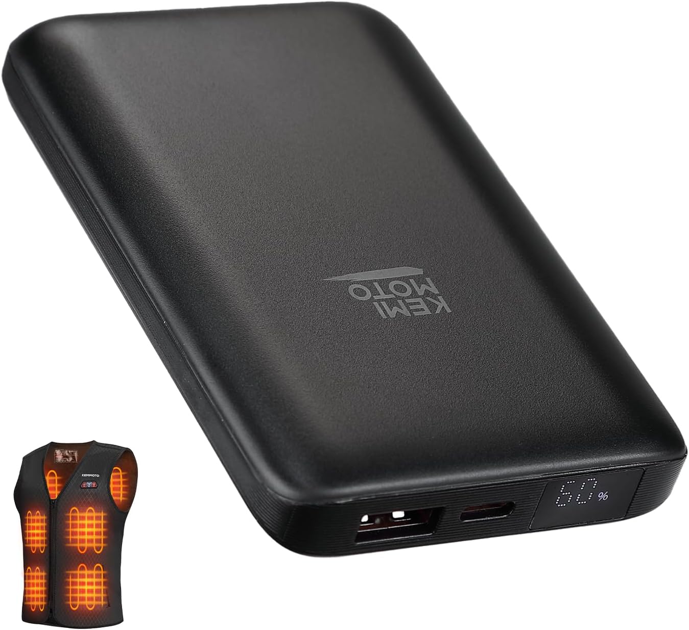 5V 10000mAh Battery Pack for Heated Vests