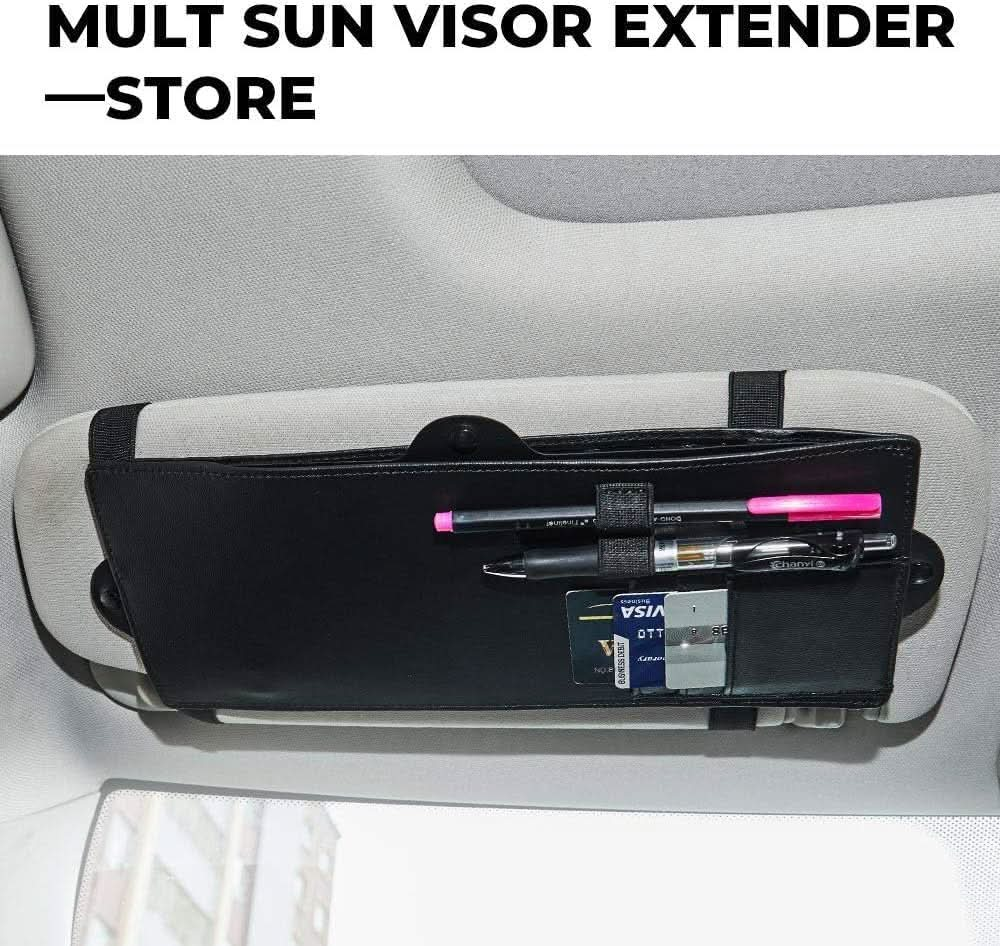 KEMIMOTO Car Sun Visor Sunshade Extender