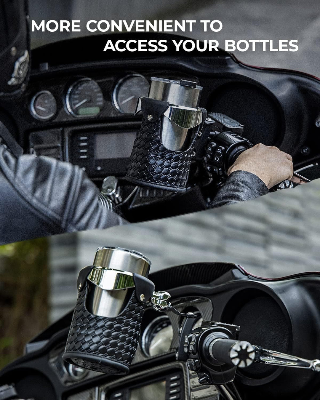 Motorcycle Cup Holder with Perch Mount