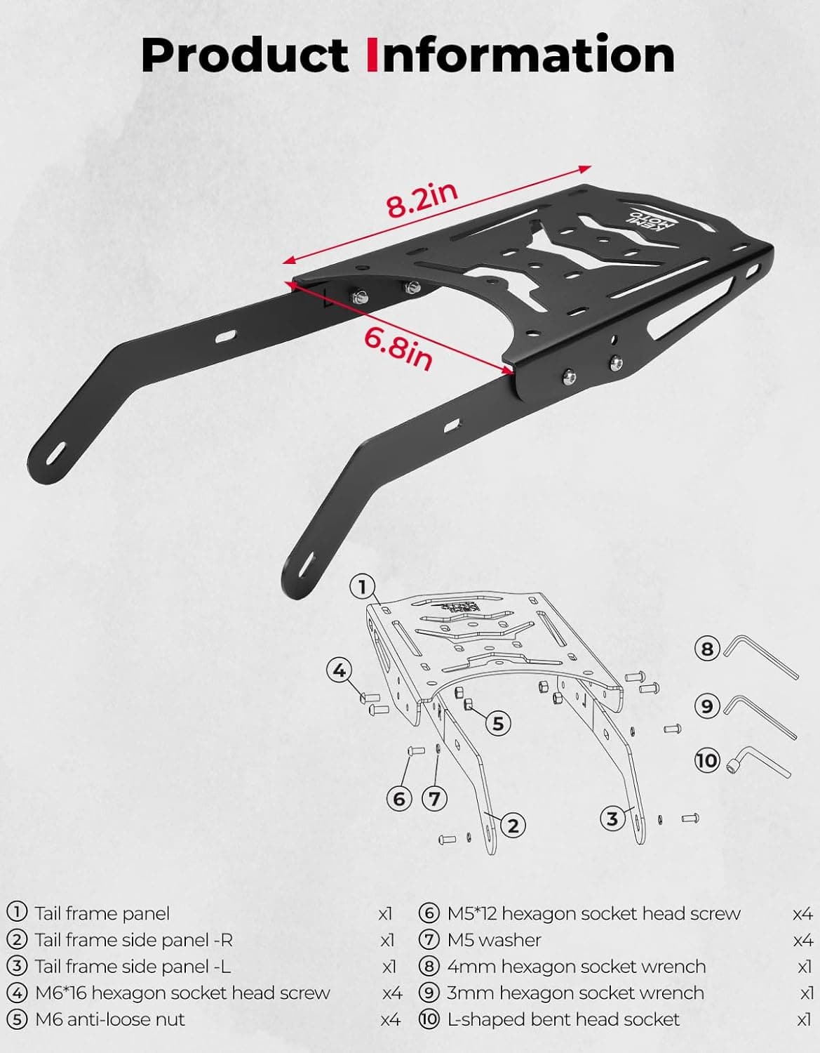 Cargo Rack for Super73 R series