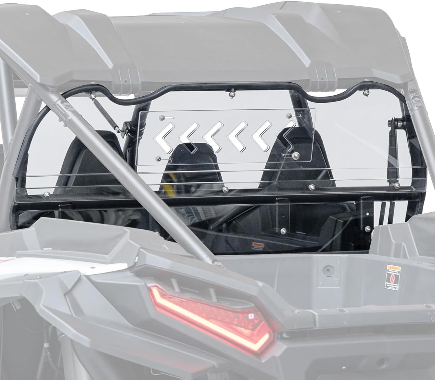 Vented Clear Rear Windshield for 2024+ Polaris RZR XP 1000