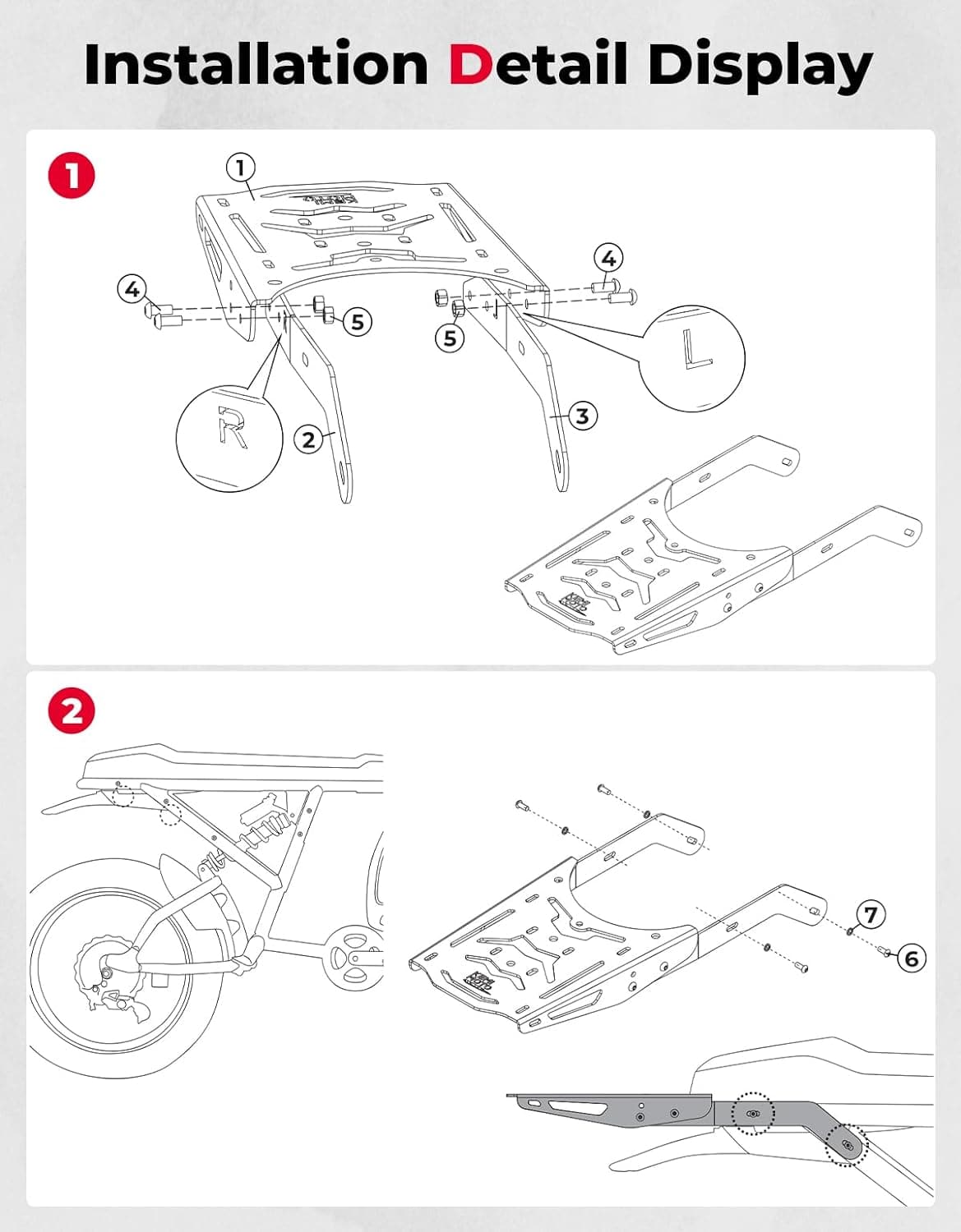 Cargo Rack for Super73 R series