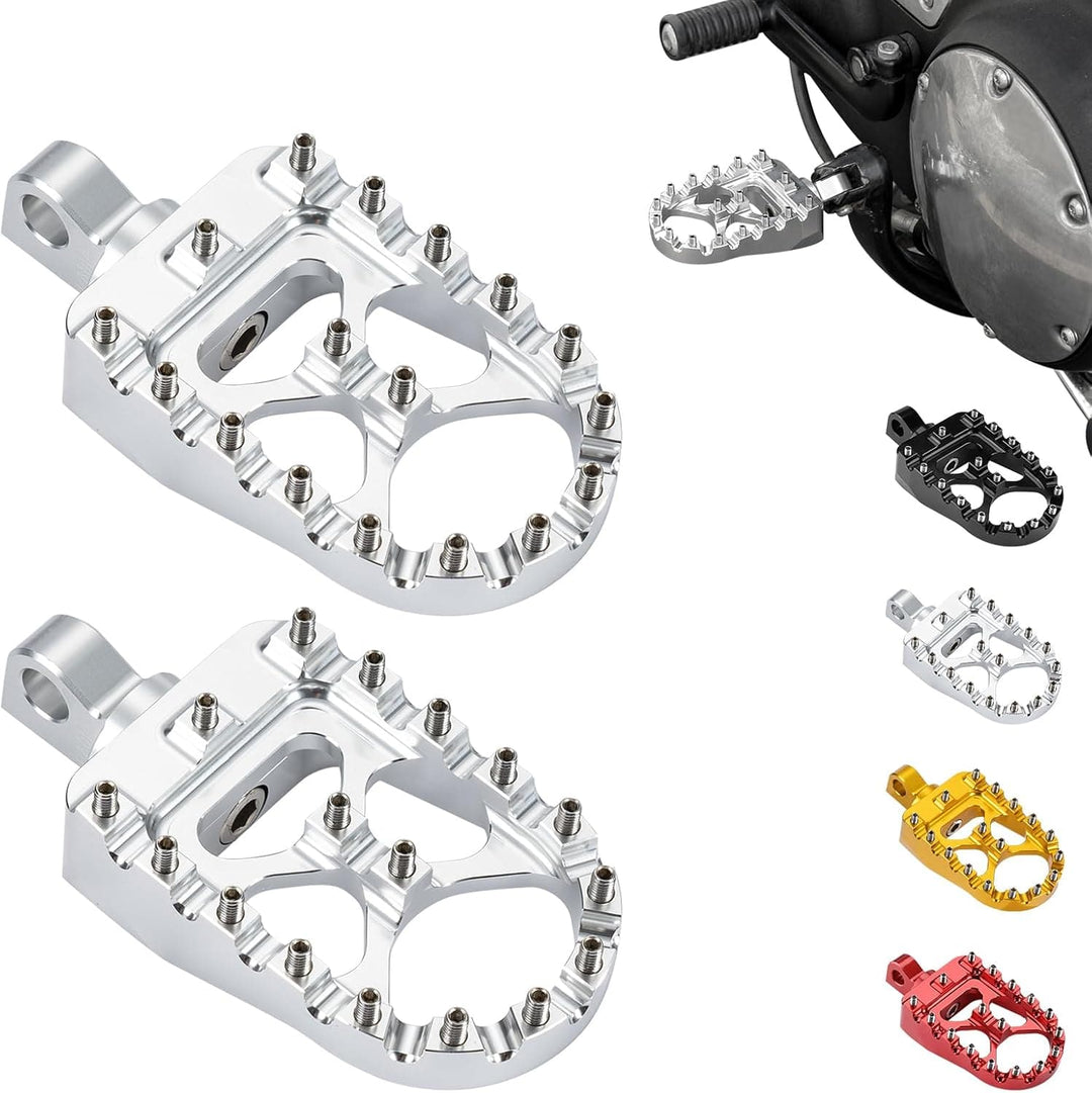 Motorcycle silver Foot pegs for Dyna Sportster Iron 883