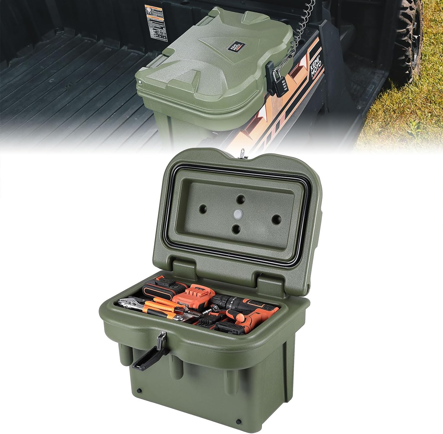 20L Cargo Storage Box for Polaris General 1000 - Kemimoto