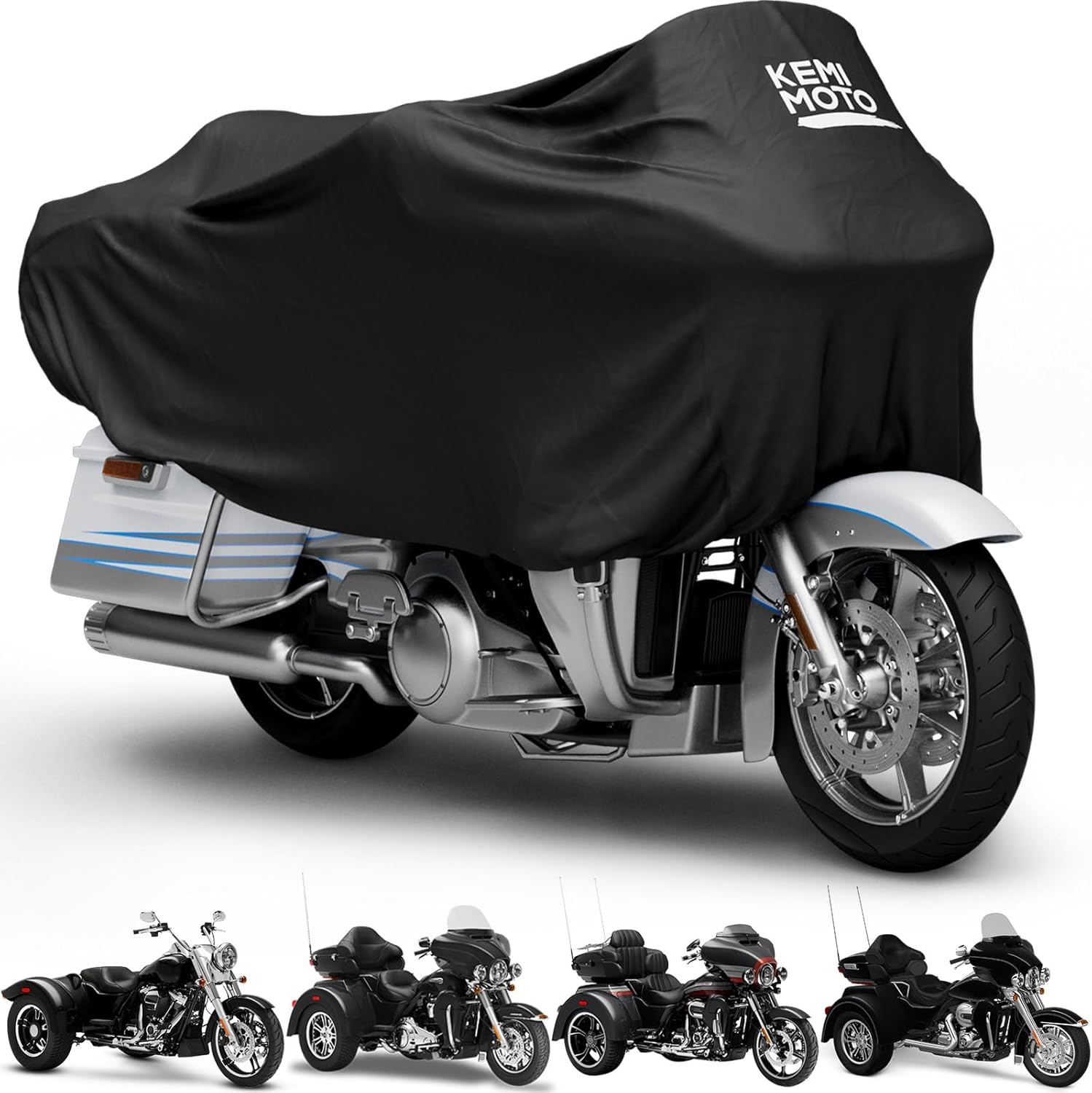 Motorcycle Cover Half Cover for Touring Models Road King Street Glide Road Glide