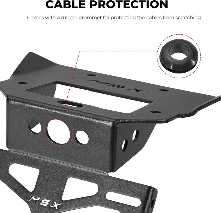 License Plate Bracket for Grom MSX125 2020-2017