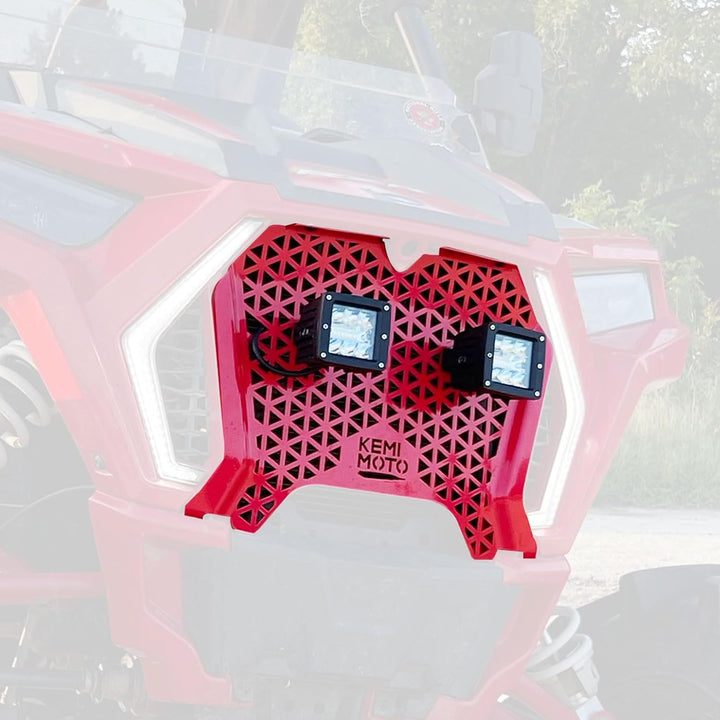 UTV Metal Front Grill Light for Polaris RZR XP 1000/Turbo