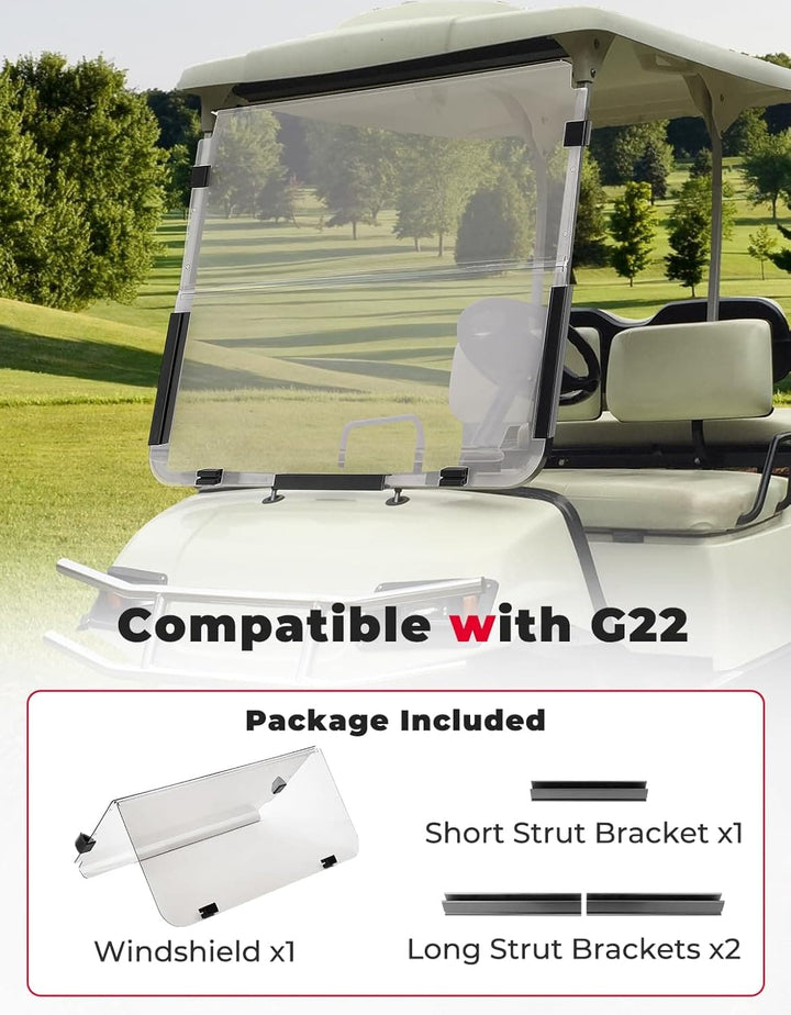 Golf Cart Windshield for G22 (2003-2006) Tinted