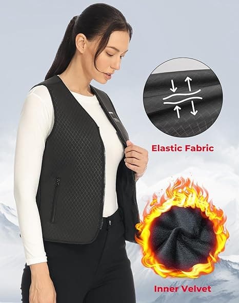 Women Heated Vest, Battery Pack Not Included