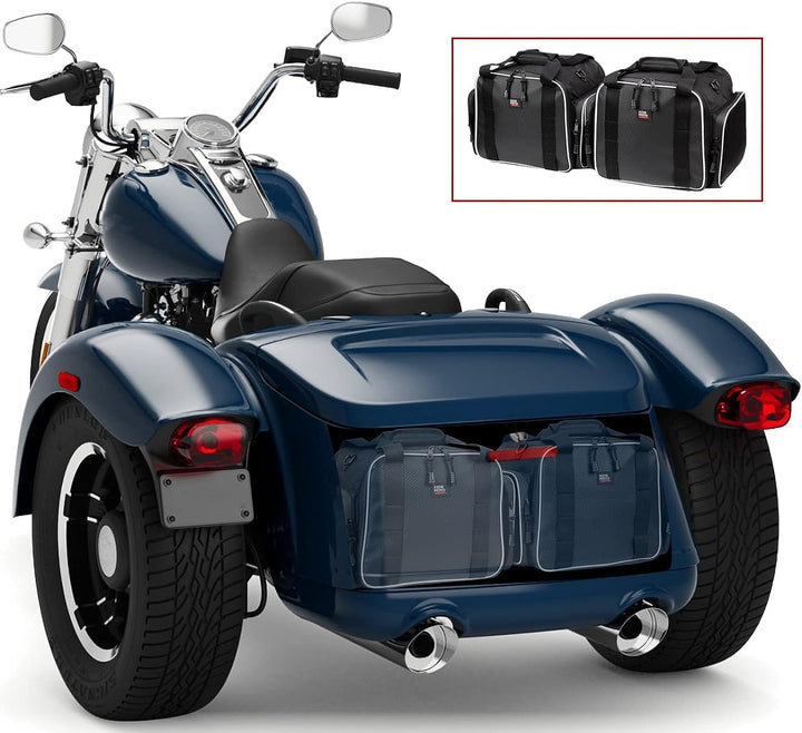 Ensemble de sac organisateur de doublure de coffre arrière pour coffre Harley Tri Glide