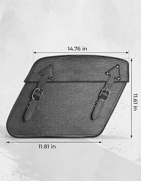 Motorcycle Leather Saddle Bags for Sportster 883