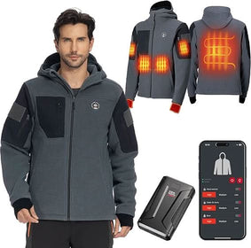 Heated Jacket with 12V 20000mAh Battery Pack