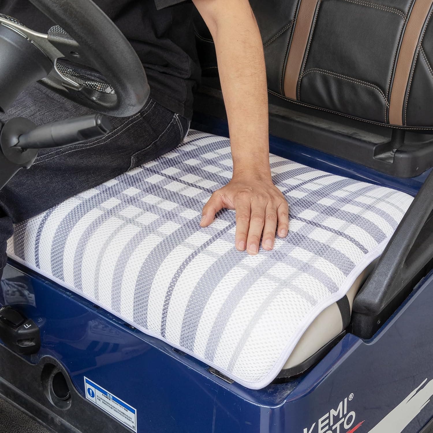 Golf Cart Seat Towel Blanket Covers for EZGO, Club Car (2-Seat)