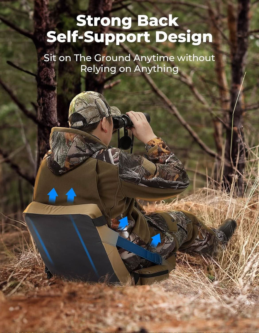 Hunting Seat Cushion Heated with 20000mAh Battery