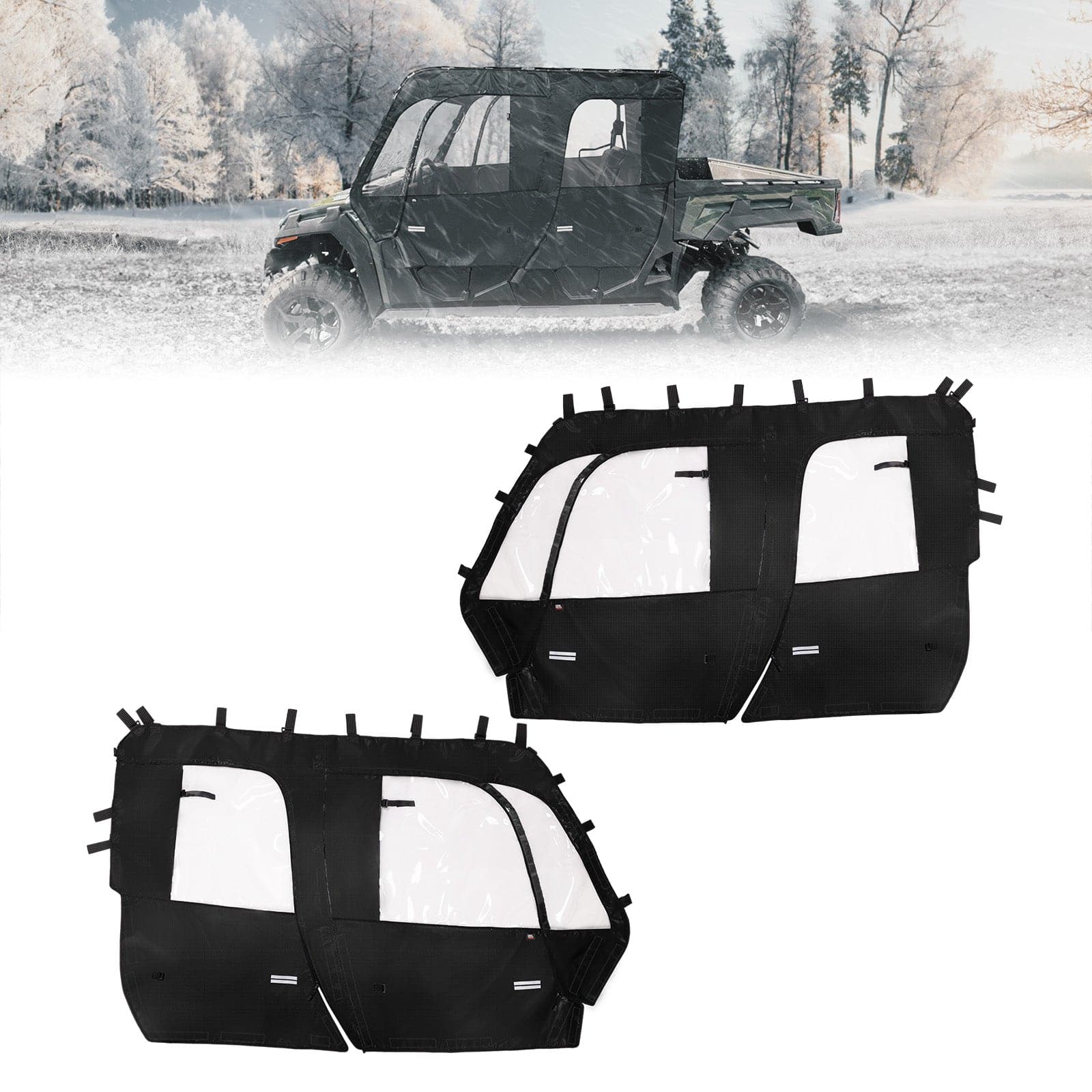 Kemimoto Tracker 800SX Crew Soft Cab Enclosure Doors