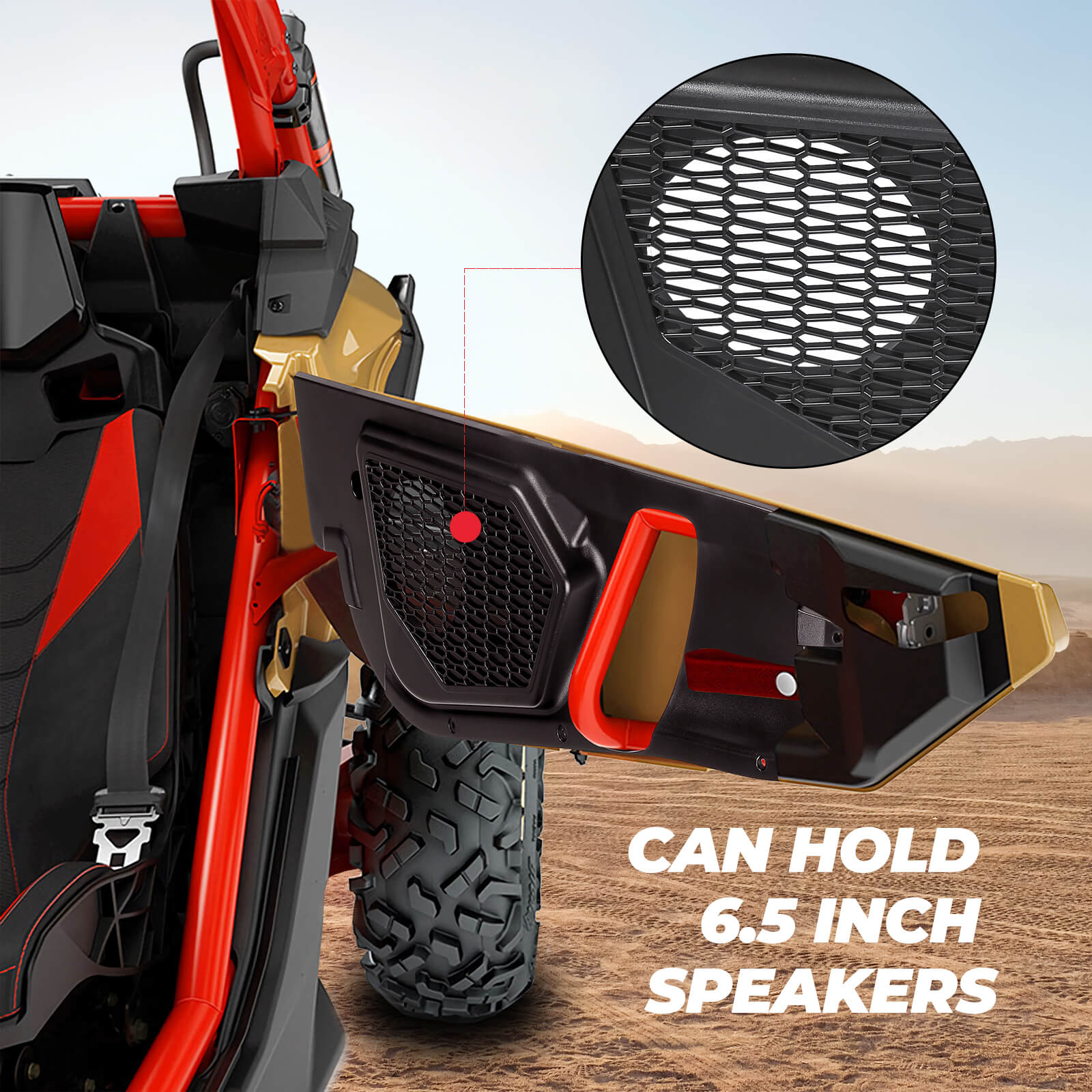 Door Speaker Pods for Can Am Maverick X3 / X3 Max