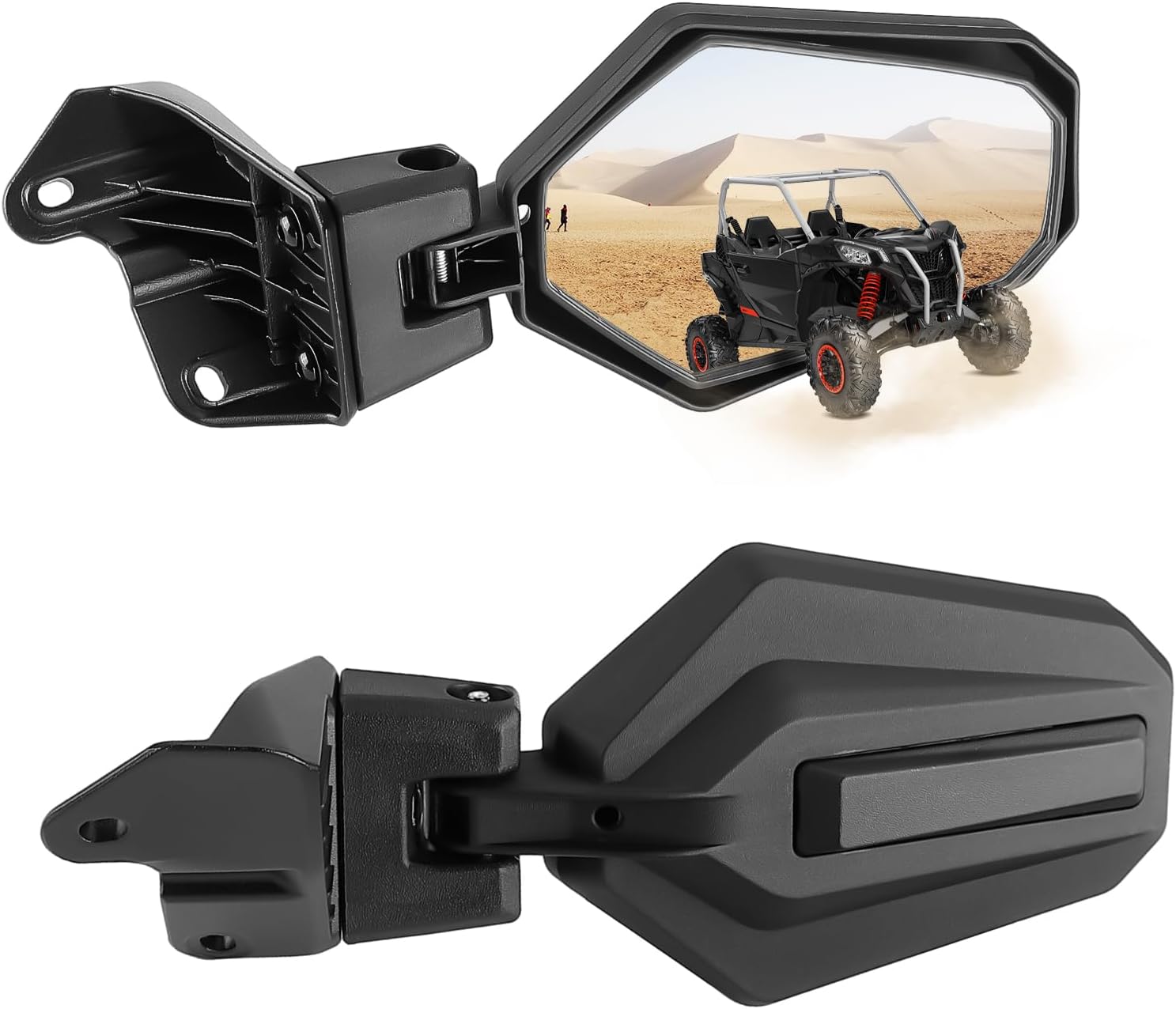 Side Mirror, Adjustable Folding Offroad Mirror for Maverick Sport Trail (OE#715003639) - KEMIMOTO