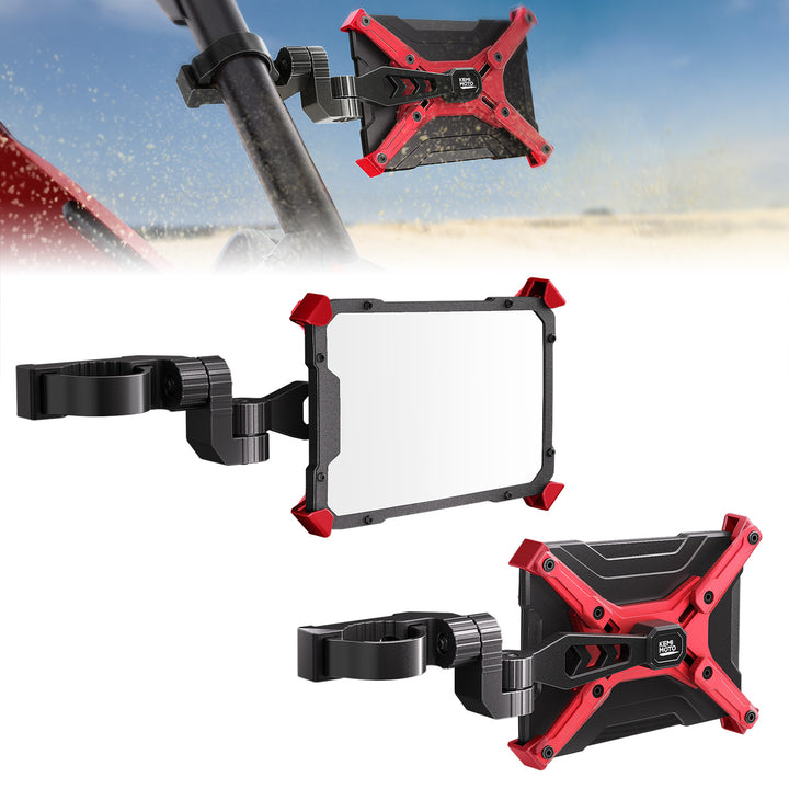 Aluminum CNC UTV Mirror X (Pair) for Polaris RZR | Can-Am Maverick X3 | Talon | Teryx